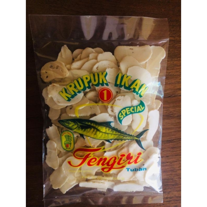 

Kerupuk / Krupuk Ikan Spesial Tengiri Cap Guci Toak Khas Tuban 250gr