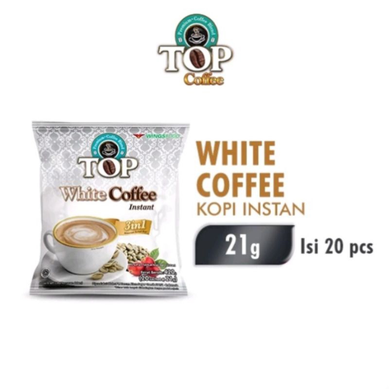 

Top White Coffe 1 Renceng 12 Pcs