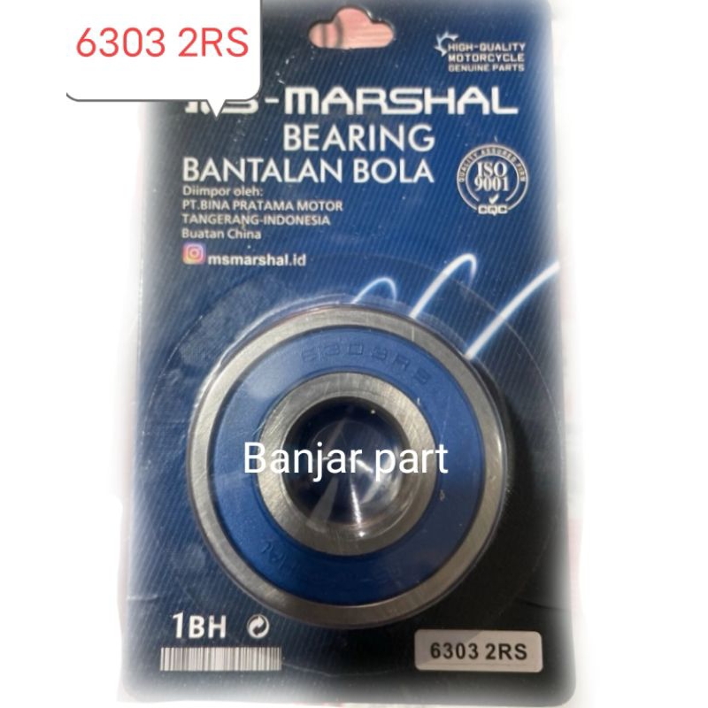 BEARING BERING LAHAR KLAHAR 6303 2RS RODA BAN BELAKANG N MAX NMAX TIGER  REVO AEROX CBR 250 CRF RX K