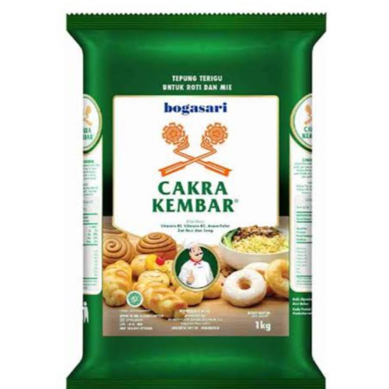 

Terigu Cakra Kembar 1Kg