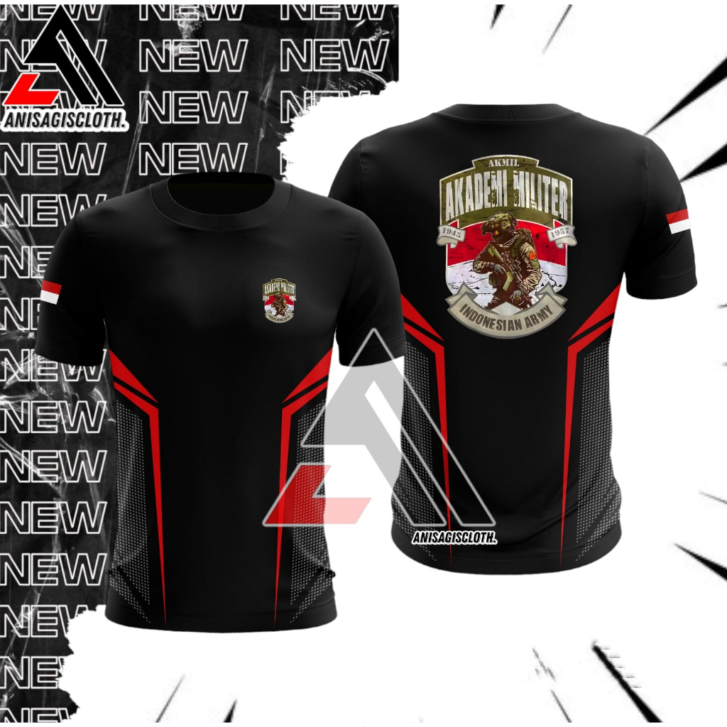 Kaos Olahraga AKMIL|| Jersey Olaharaga AKMIL || Kaos Jersey AKMIL New motif Sablon pinngir
