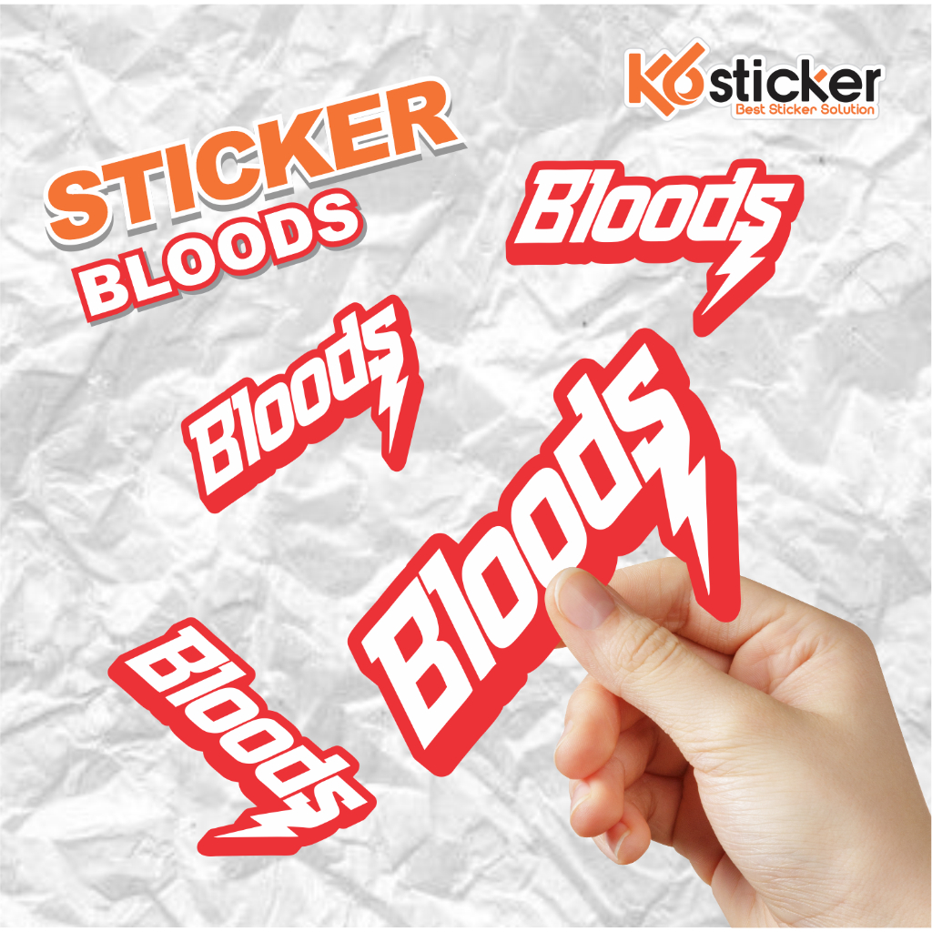 

Stiker brand graftac distro bloods sticker