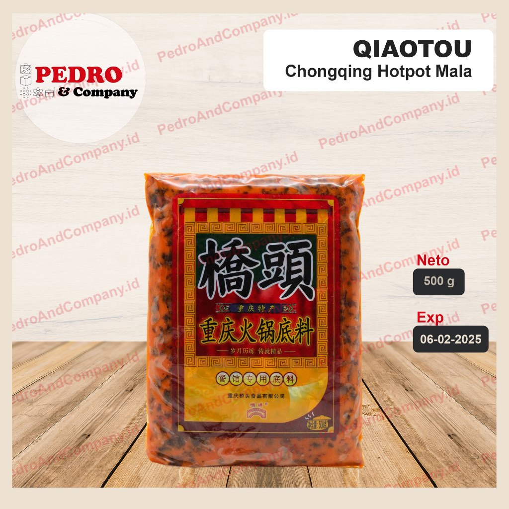 

bumbu Qiaotou chongqing hotpot mala 500 gram