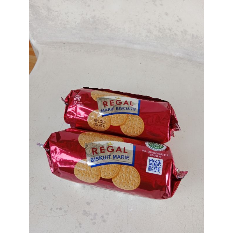 

Biskuit Marie Regal Kemasan 230gr / Biskuit Regal Ready Stok