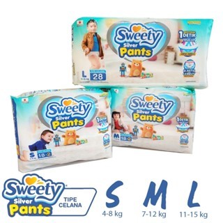 POPOK SWEETY SILVER PANTS ISI 20