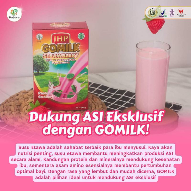 

SUSU KAMBING ETAWA BUBUK GOMILK PLUS HERBAL 1 kotak 200gr