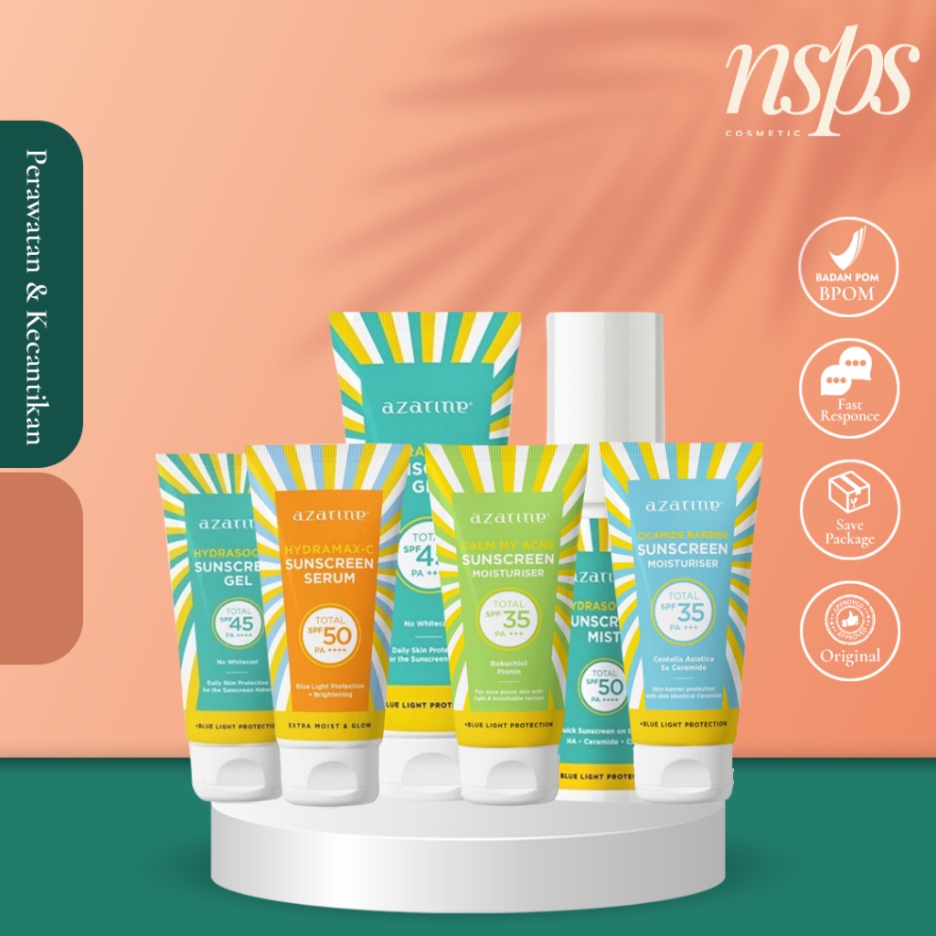 NSPS Cosmetic - AZARINE HYDRASOOTHE SUNSCREEN GEL SPF 45 & SPF 50