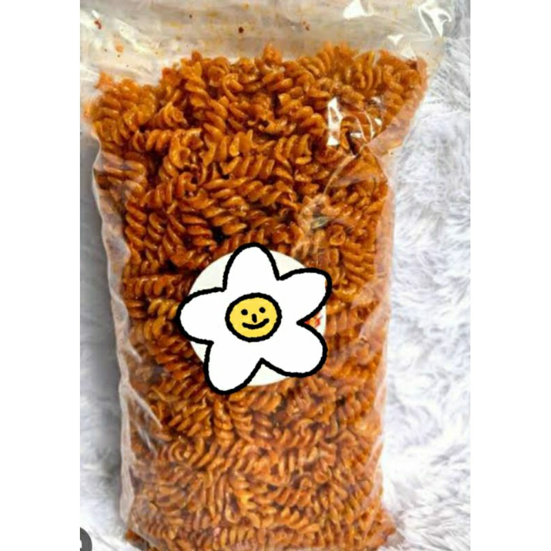 

Makaroni spiral balado pedas