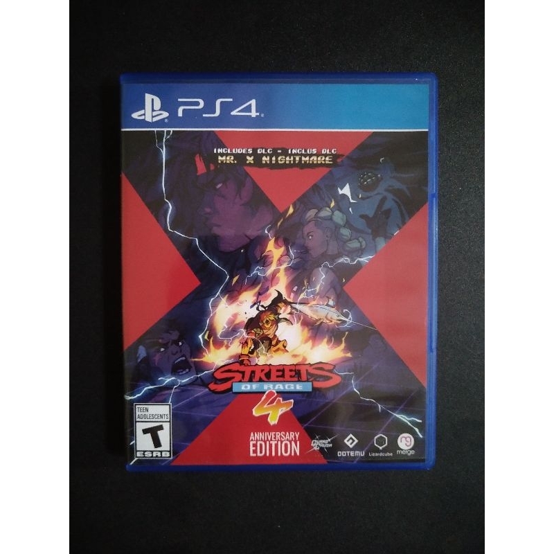 BD PS4 Streets of Rage 4 Anniversary Edition kaset ps 4 game games street rages mirip game arcade do
