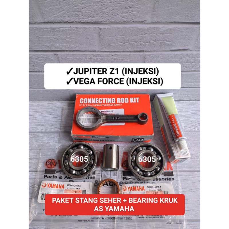 paket stang seher set (1DY) batang piston Jupiter Z1 injeksi/Vega force injeksi