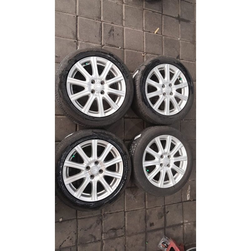 Velg Bekas Std Jazz P10 Ring 16 pcd 4x100 + Ban 185/55 R16