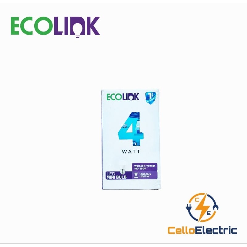 Led Ecolink 4w - Lampu Led Bulb Ecolink 4 Watt 4 W