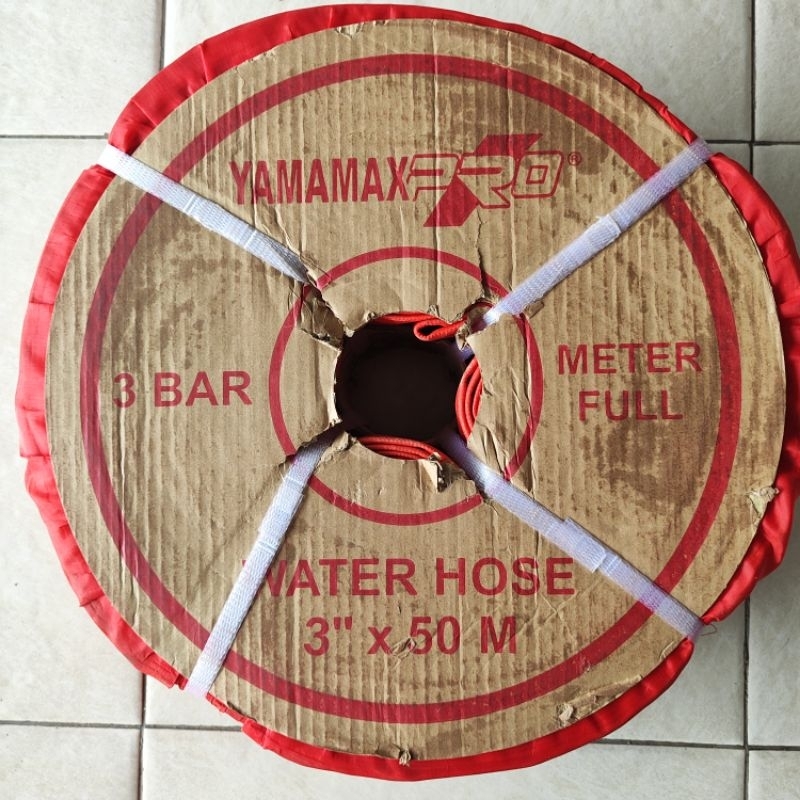 Yamamax Pro 3" inch dim Slang Selang Karet Flat Sunny Hose Pengairan Irigasi Sawah  dim 3 Bar