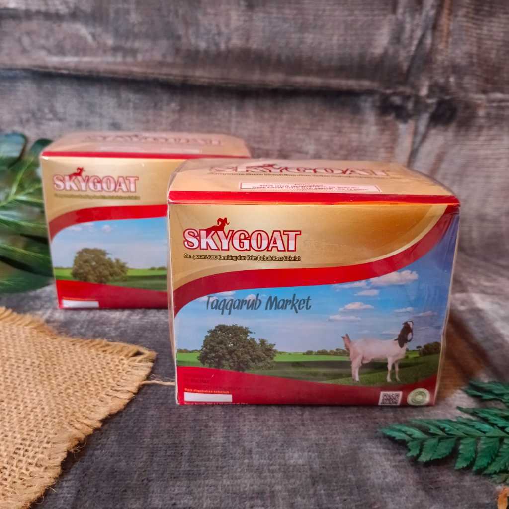 

Skygoat Sky Goat Rasa Coklat - Susu Kambing Etawa / Ettawa Full Cream isi 10 sachet