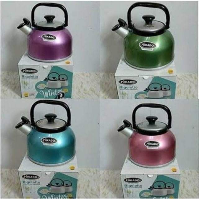 Maspion Teko Siul 2.5 Liter, 3 Liter, 3.5 Liter, 5 Liter / Teko Siul Mikado Rigoletto / Ceret Bunyi