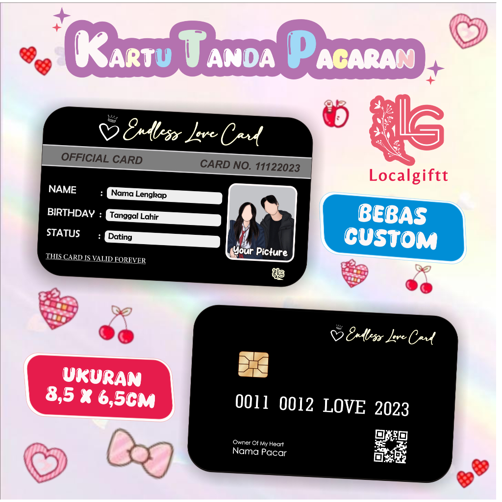 

Kartu Custom | Kartu Tanda Pacaran | Kartu Couple | Card Custom | Kartu Pasangan | Card Couple | Kartu Pacaran
