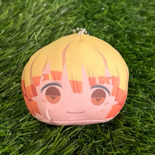 Boneka Plush Keychain Official Omanjuu Zenitsu Kimetsu No Yaiba Original Demon Slayer