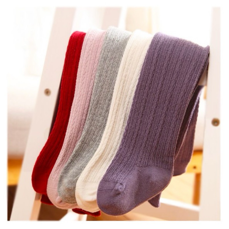 Leging bayi/leging rajut/kaos kaki panjang/stoking bayi (harga untuk 2pcs)
