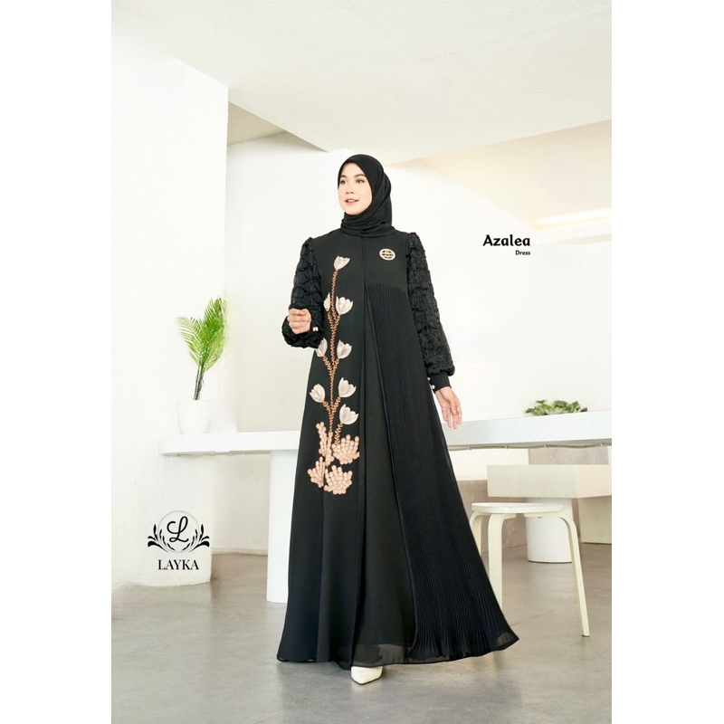 Azalea Dress Gamis Premium by Layka Original