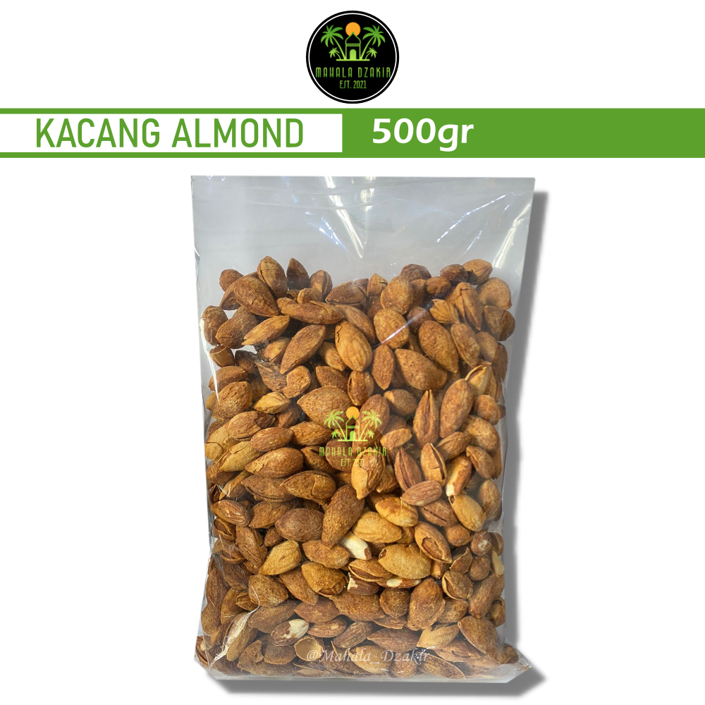 

Kacang Almond Premium Quality [500gr]/Kacang almond Roasted Premium