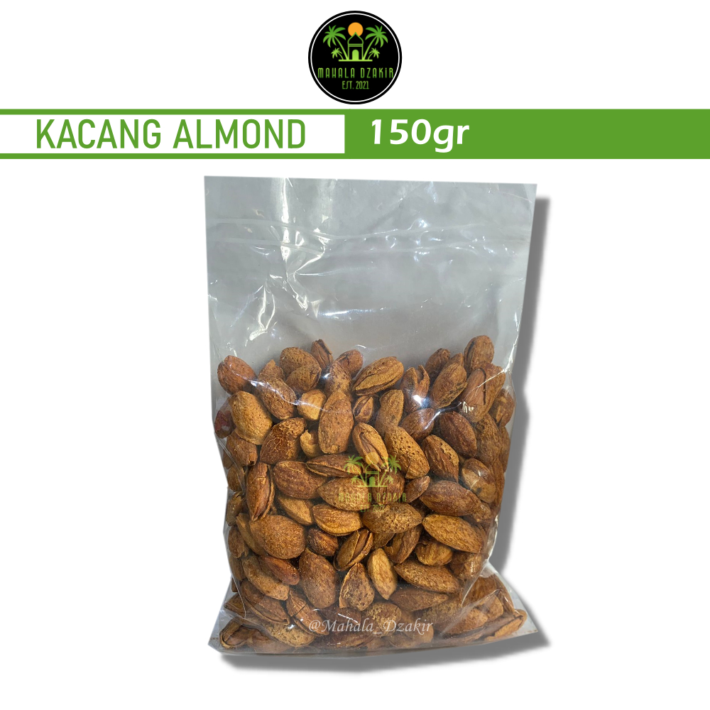 

Kacang Almond [150gr] | Kacang Almond Pangang Premium Quality