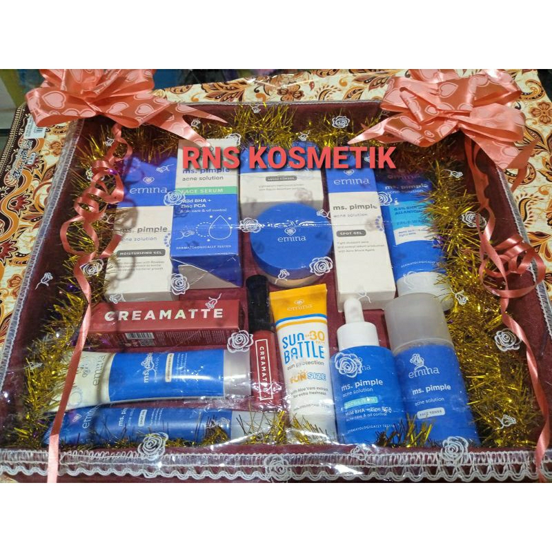 EMINA MS.PIMPLE PAKET SESERAHAN/HANTARAN NIKAH/BINGKISAN