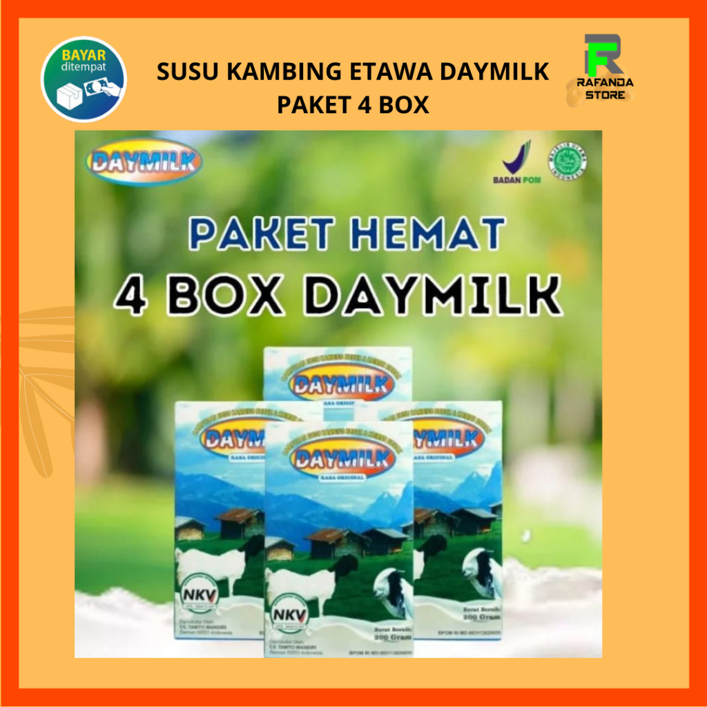 

Daymilk paket 4 box susu kambing daymilk ORI 100% paket 4 box