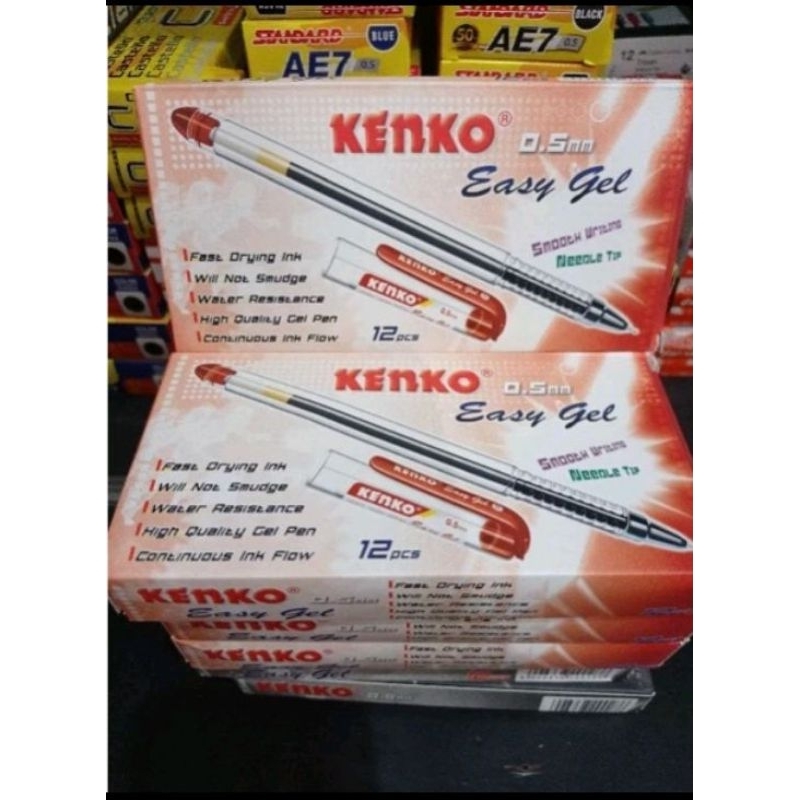 

Pulpen KENKO easy gel @12 pcs