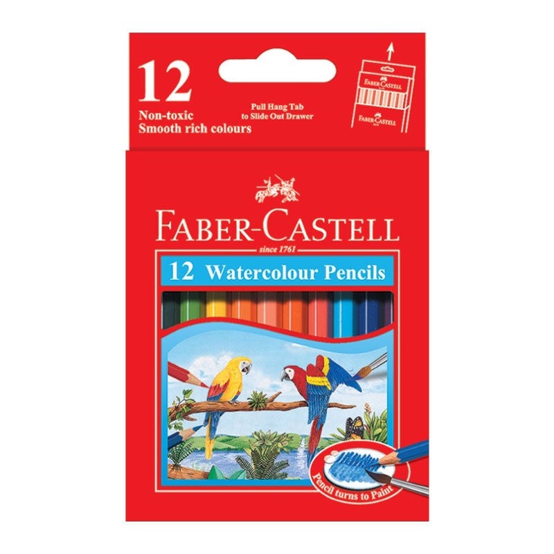 

WATERCOLOUR PENCILS FABER CASTEL 12S 114461