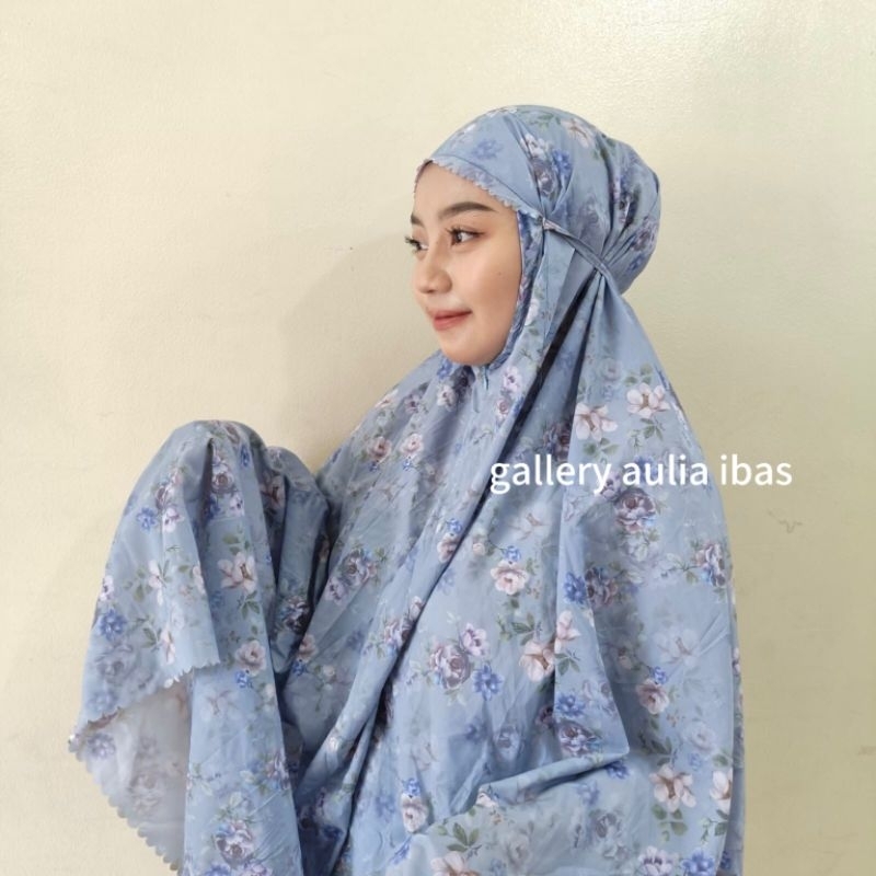 MUKENA TRAVEL MINI/MUKENA 2in1 MOTIF / TAS RANTAI  by aulia