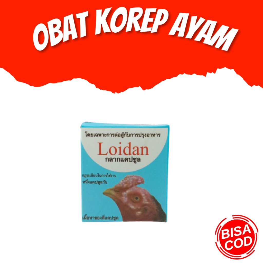 PERLENGKAPAN AYAM - LOIDAN OBAT KURAP AYAM/LOIDAN OBAT KURAP IMPORT BANGKOK/OBAT KURAP AYAM