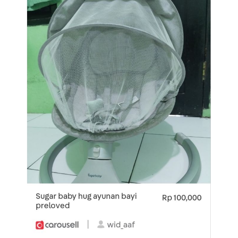 Ayunan Bayi Baby Sugar second preloved bekas