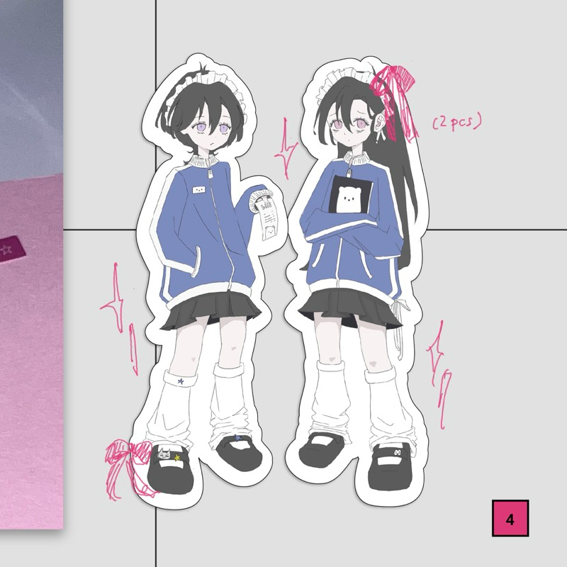 

Employee of Kuma Corp. Sticker Die-Cut