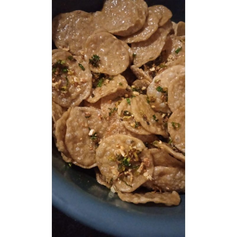 

makanan ringan kripca tebal pedas/original