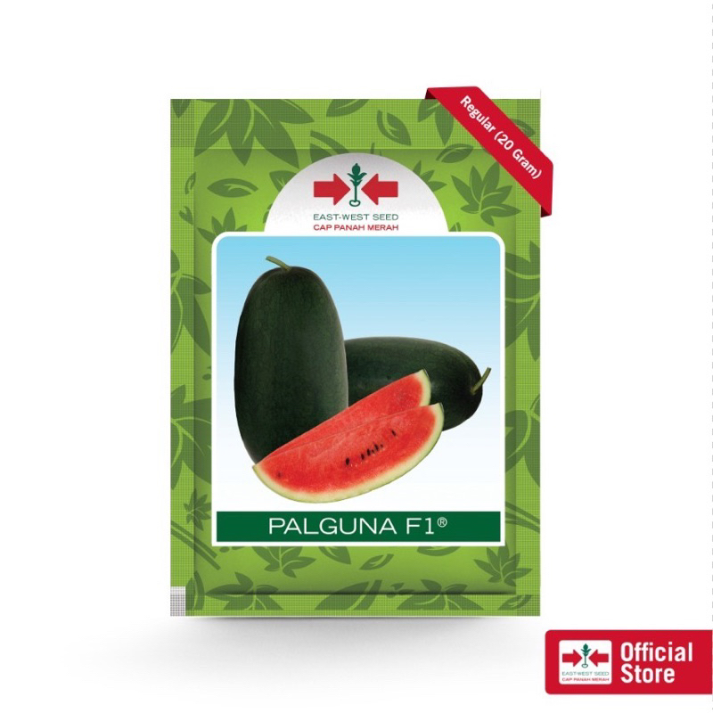 (COD) Benih Bibit Semangka Inul PALGUNA F1 Isi 40Butir Cap Panah Merah / Benih Semangka