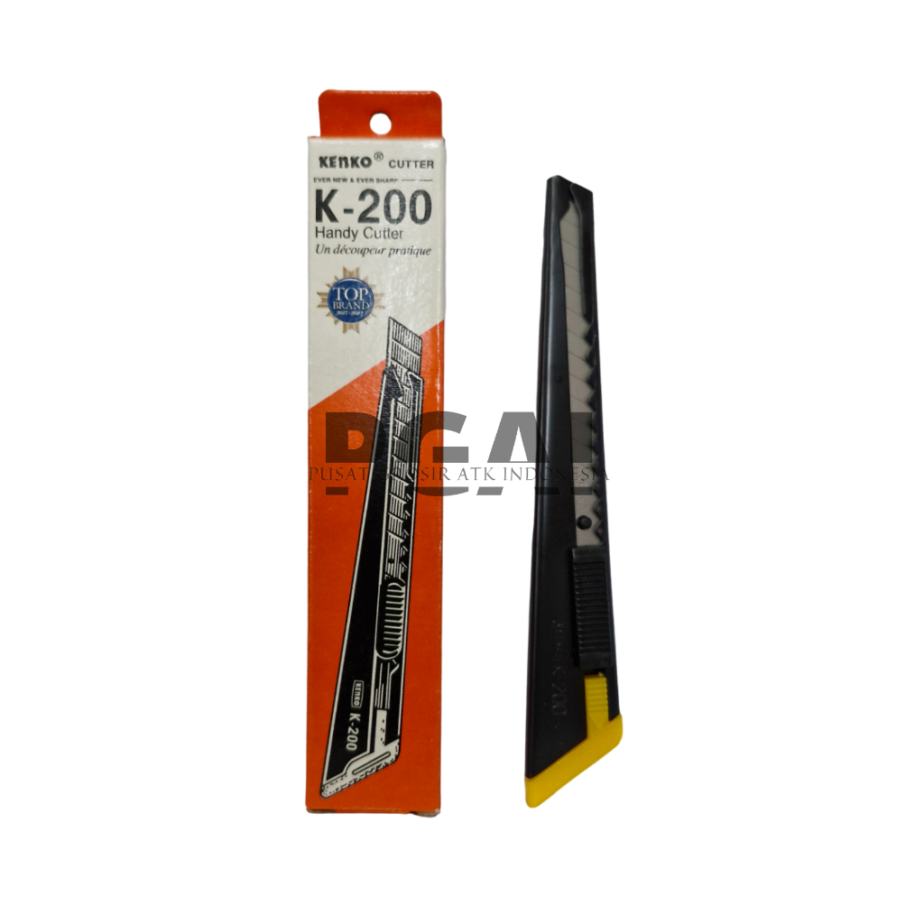 

PISAU CUTTER KENKO K-200 ALAT PEMOTONG KERTAS 1 PCS STATIONERY