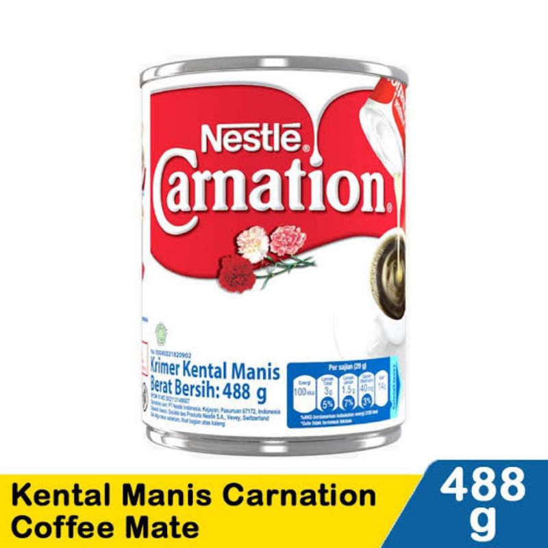 

Carnation Susu Kental Manis & Evaporasi 488 g