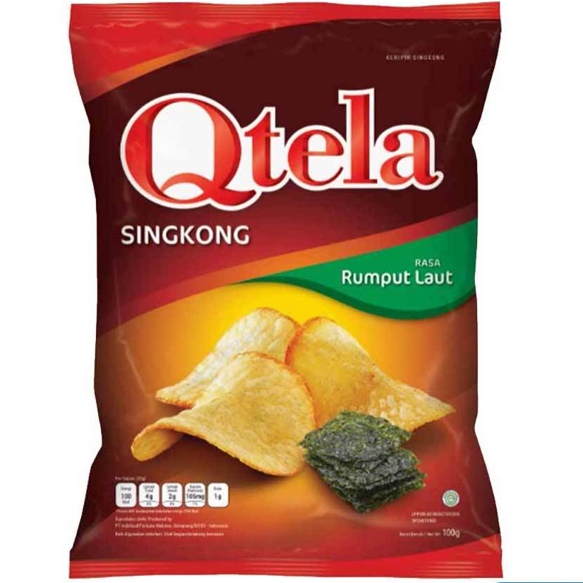 

QTELA Keripik Singkong Rumput Laut 100gr