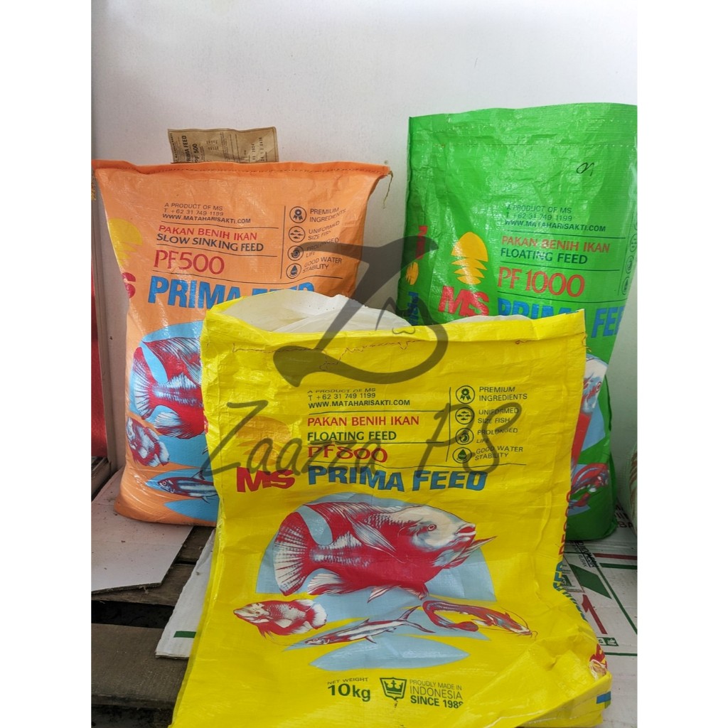 Pelet Ikan PF 1000 800 500 | Pelet Prima Feed PF 800 | Pakan Benih Ikan PF 500 | Repack 1kg