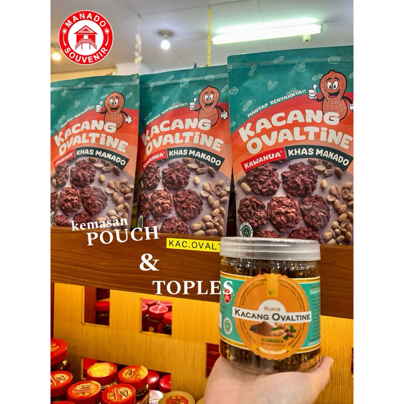 

KACANG OVALTINE KAWANUA, KUE KERING KHAS MANADO (Toples)