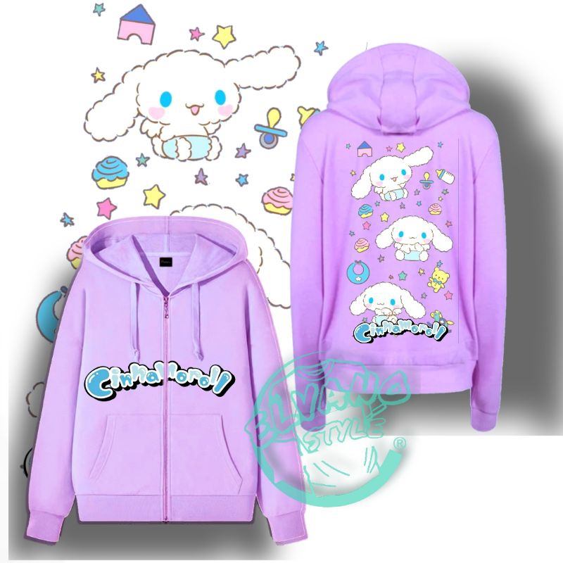 Jaket Resleting Cinnamoroll Anak