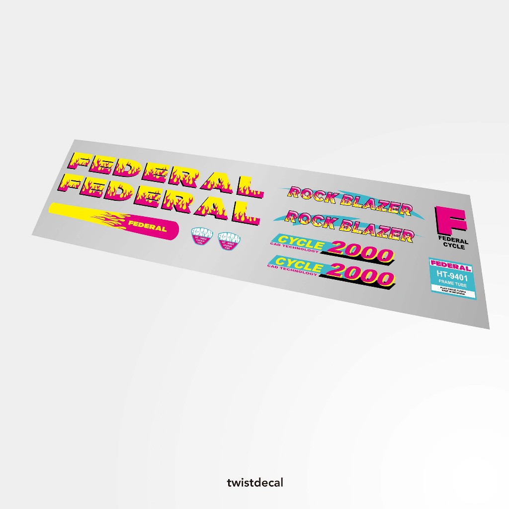 DECAL FEDERAL ROCK BLAZER