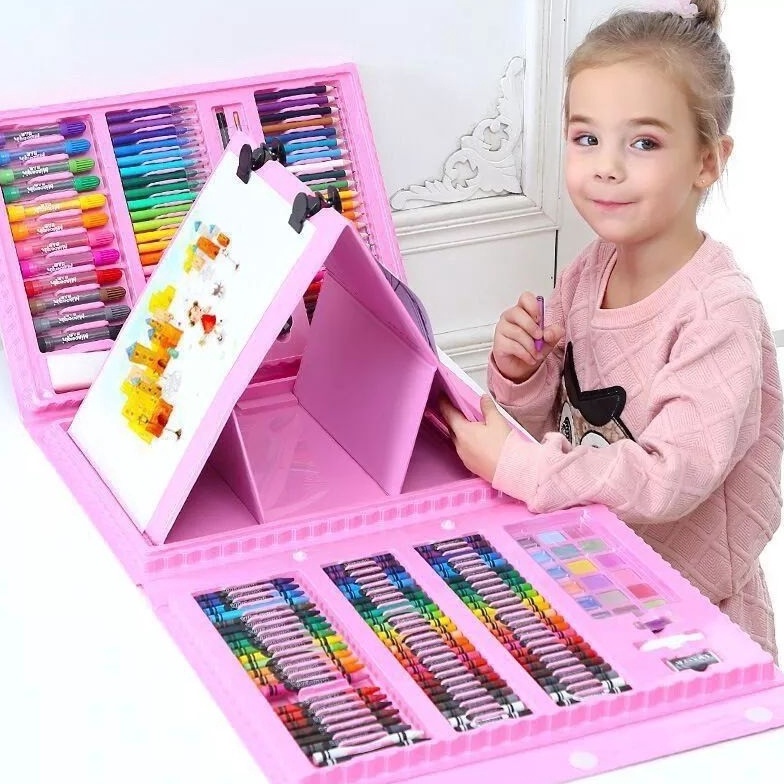 

CRAYON ANAK SET 28 IN 1 KRAYON ALAT LUKIS GAMBAR PENSIL WARNA SEKOLAH Nyaman