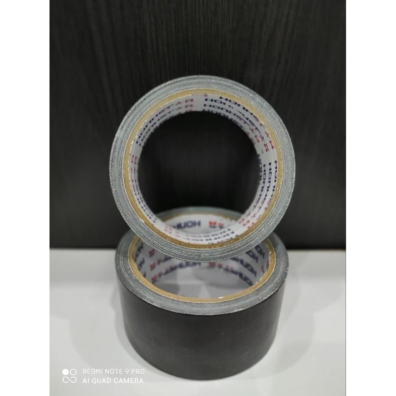 Lakban Kain Hitam honhstar 36mmx8m 48mmx8m / lakban buku 36mm 48mmx8m