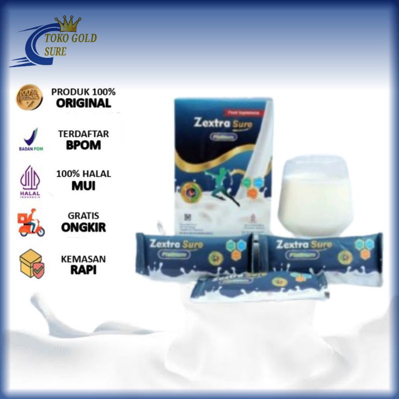 ZextraSure Gold Susu Vitamin Atasi Nyeri Sendi Otot Dan Keram Kebas Kesemutan seharga