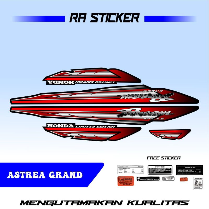[COD] STRIPING ASTREA GRAND, STRIPING DREAM, ASTREA GRAND, STRIPING ASTREA TERBARU, STRIPING ASTREA 