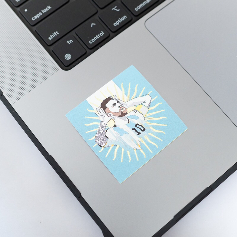 

Sticker tempel gold premium messi champion