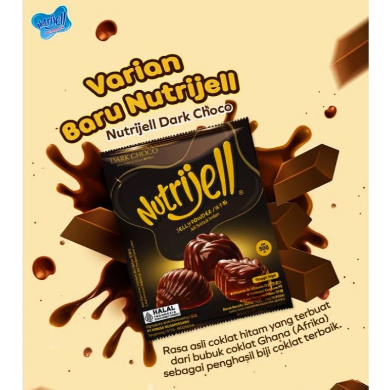 

nutrijell DARK CHOCO 24 gram