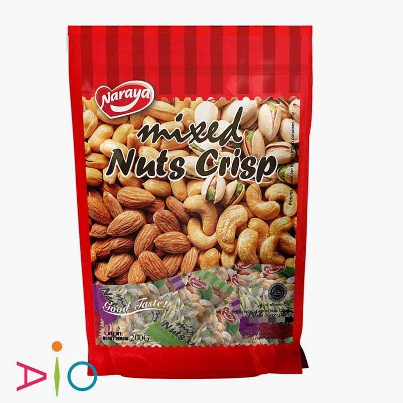 

NARAYA Mixed Nuts Crisp | Tingting Kacang Permen Kacang Panggang 200gr
