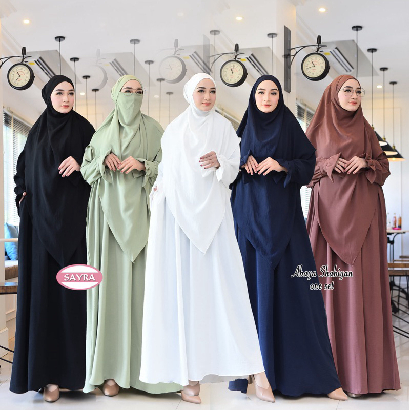 ABAYA NIQAB & ABAYA SHABIYAN ONE SET